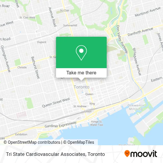 Tri State Cardiovascular Associates map