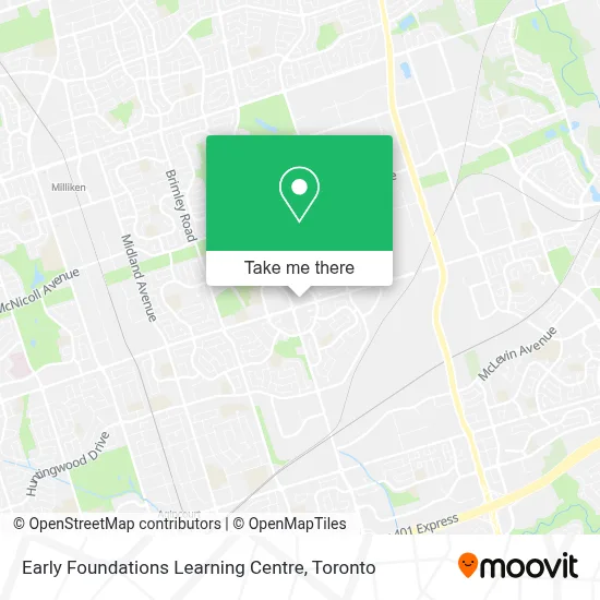 Early Foundations Learning Centre map