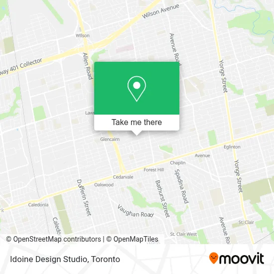 Idoine Design Studio map