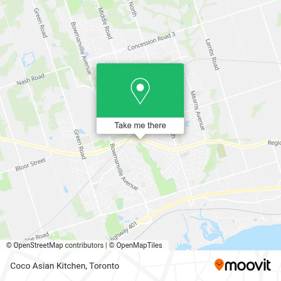 Coco Asian Kitchen map