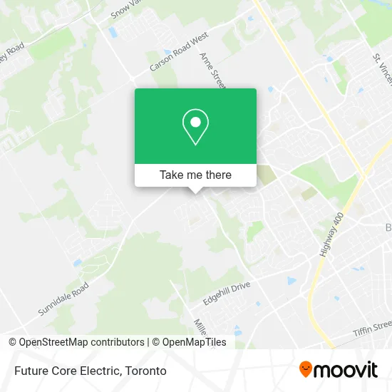 Future Core Electric map