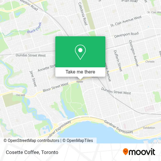Cosette Coffee map