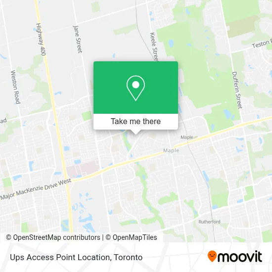 Ups Access Point Location plan