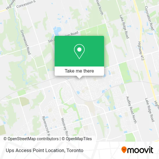 Ups Access Point Location plan