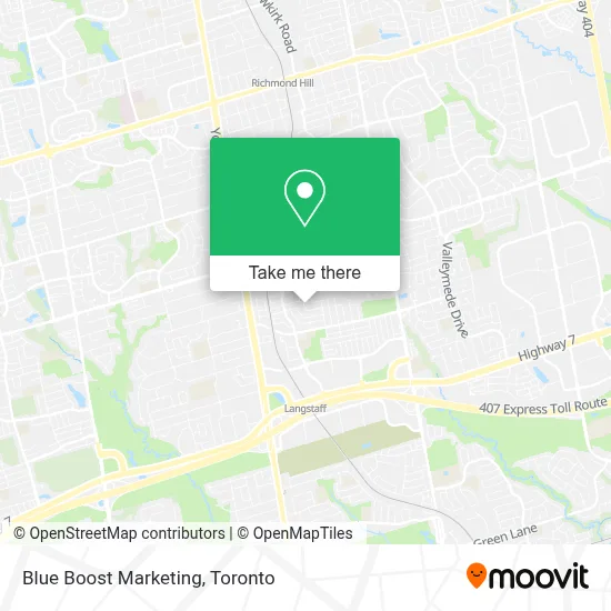 Blue Boost Marketing map