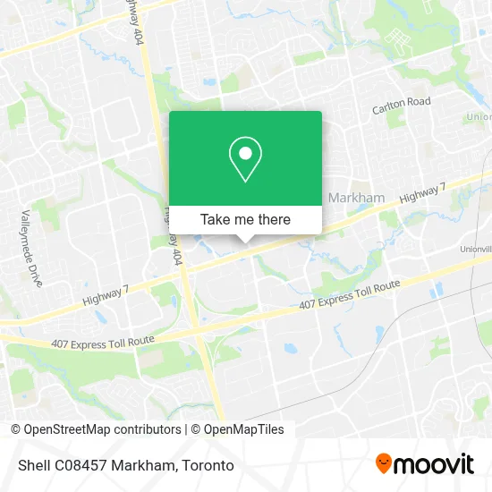 Shell C08457 Markham map
