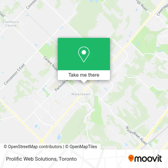 Prolific Web Solutions map
