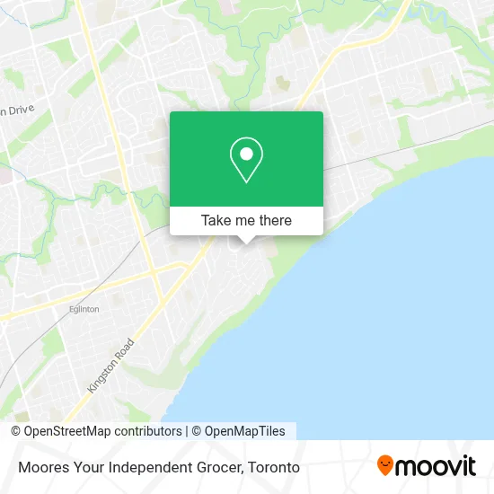 Moores Your Independent Grocer map