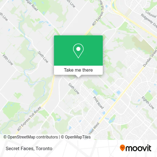 Secret Faces map