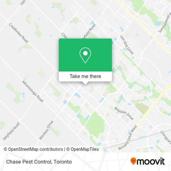Chase Pest Control map