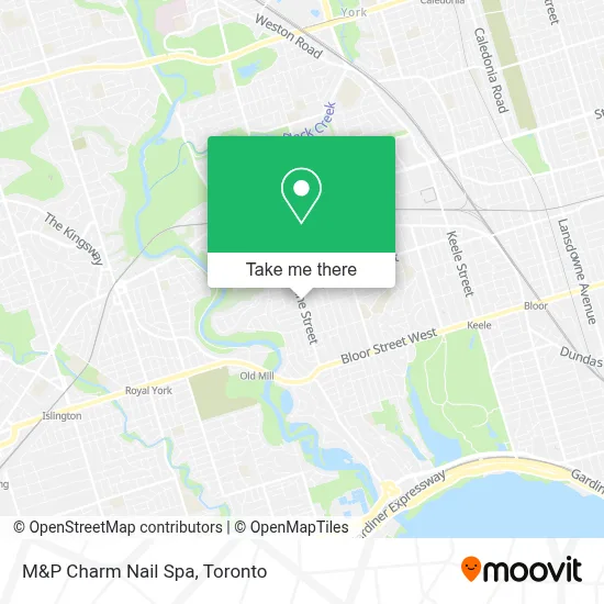 M&P Charm Nail Spa map