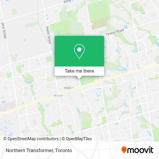 Northern Transformer map