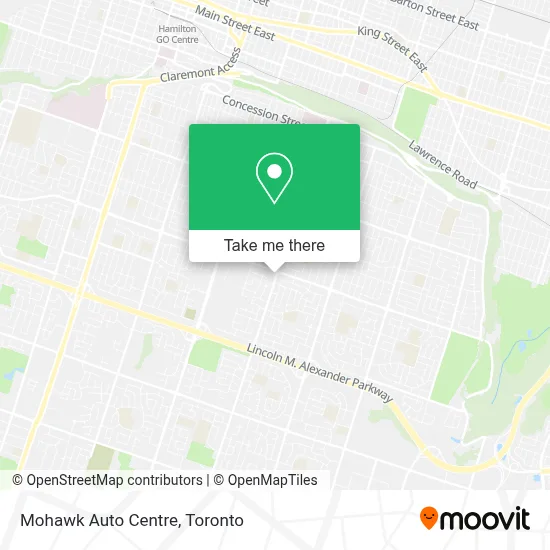 Mohawk Auto Centre map