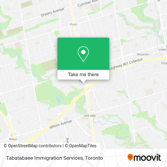 Tabatabaee Immigration Services map