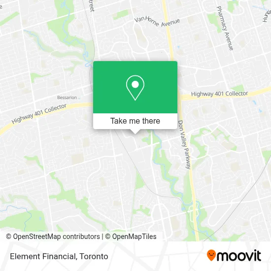 Element Financial map