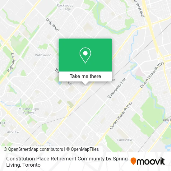 Constitution Place Retirement Community by Spring Living map