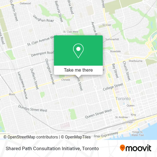 Shared Path Consultation Initiative map