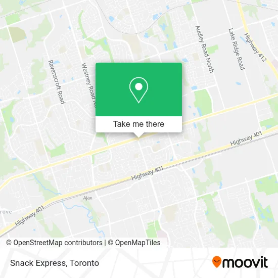 Snack Express map