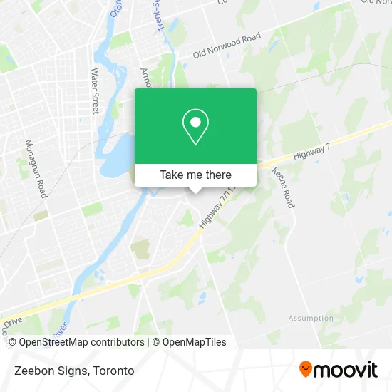 Zeebon Signs map