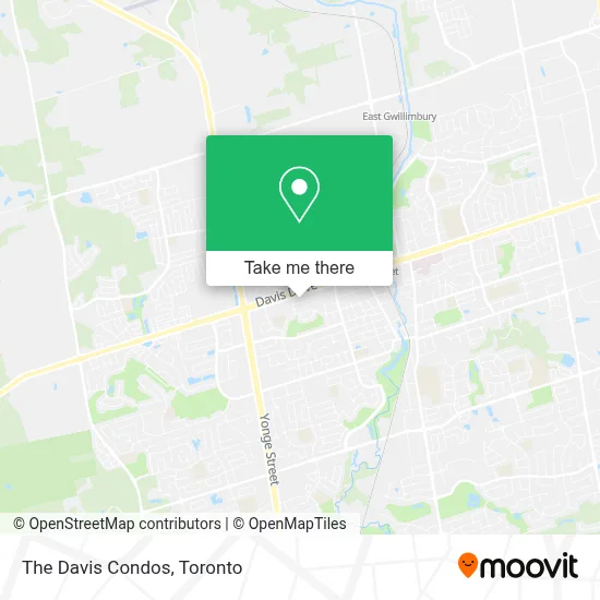 The Davis Condos map