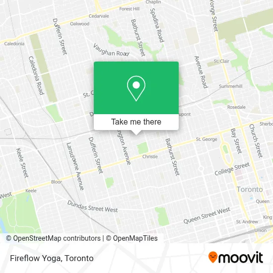 Fireflow Yoga map