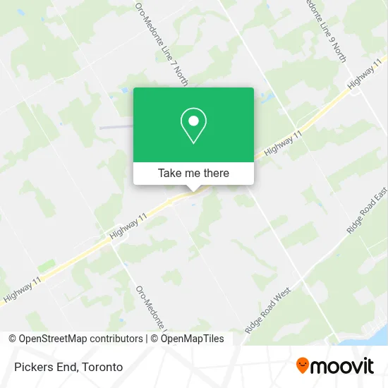 Pickers End map