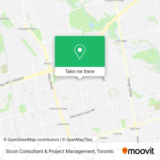 Sicon Consultant & Project Management map