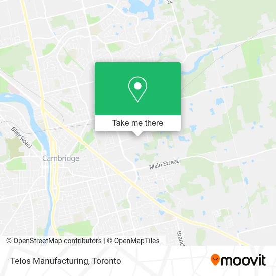 Telos Manufacturing map