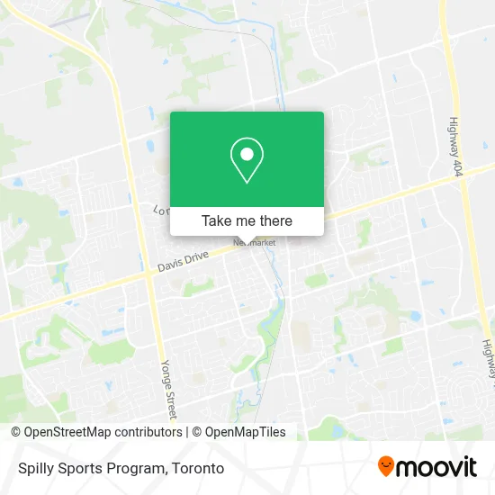 Spilly Sports Program map