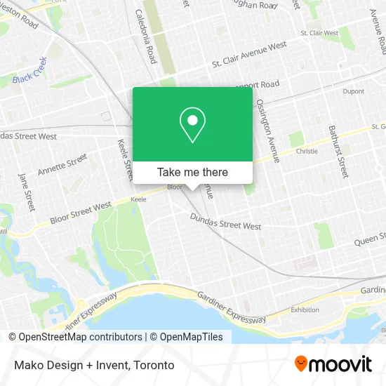 Mako Design + Invent map