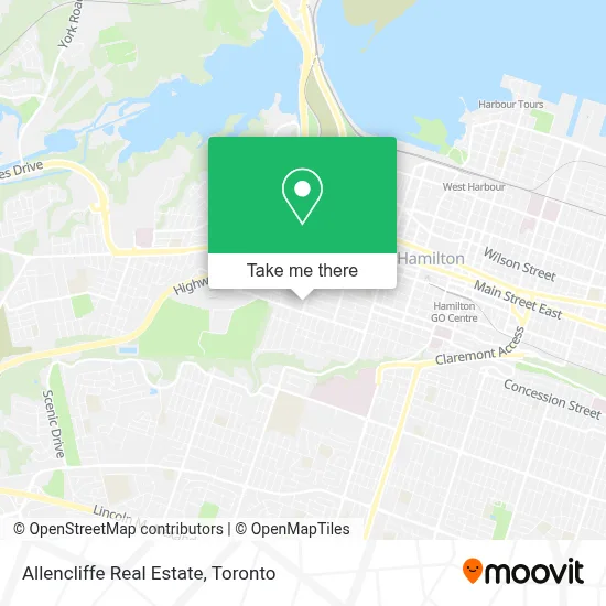 Allencliffe Real Estate map
