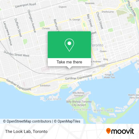 The Look Lab map