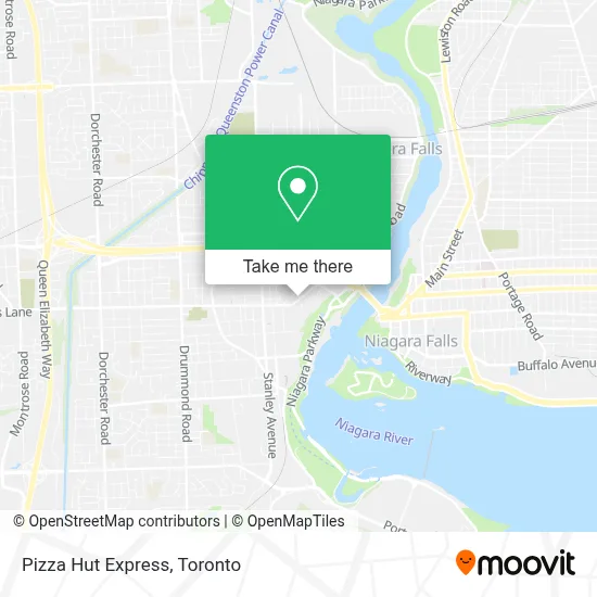 Pizza Hut Express map