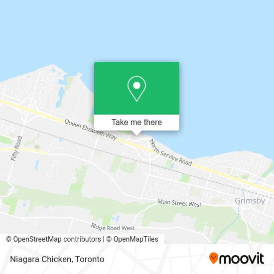 Niagara Chicken map