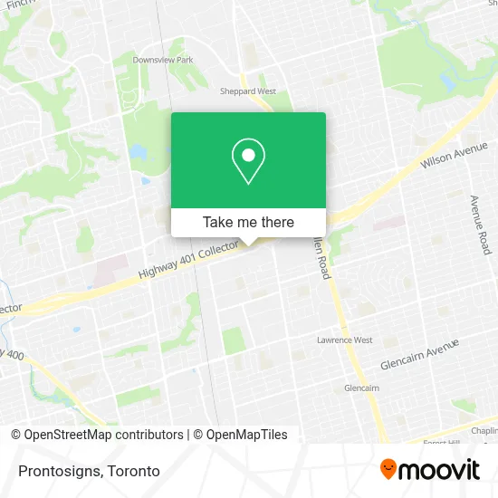 Prontosigns map