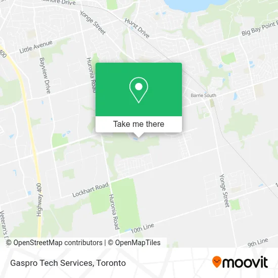 Gaspro Tech Services map