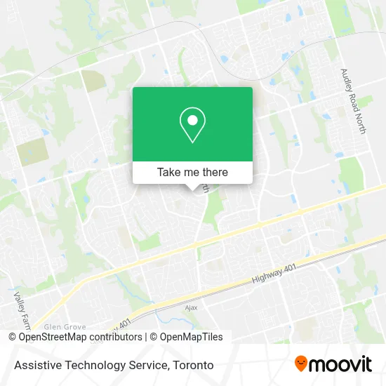 Assistive Technology Service map