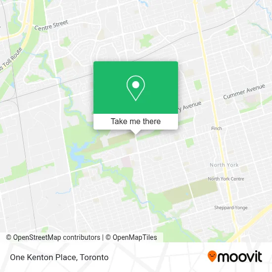 One Kenton Place map