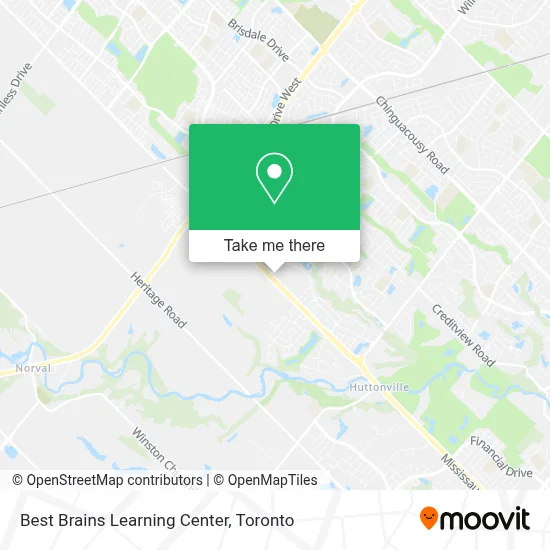 Best Brains Learning Center map
