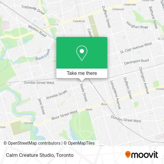 Calm Creature Studio map