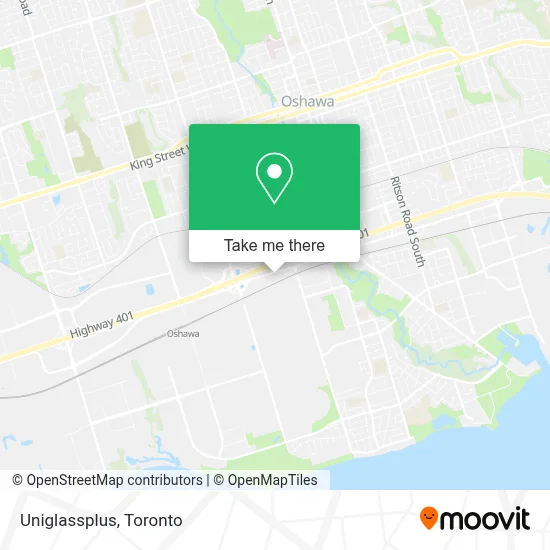 Uniglassplus map