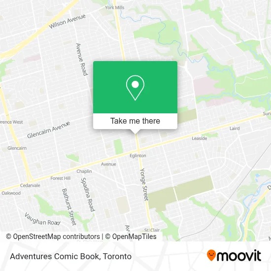 Adventures Comic Book map