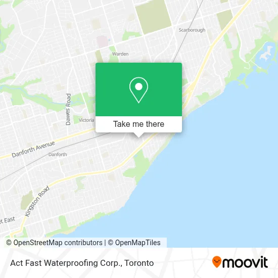 Act Fast Waterproofing Corp. map