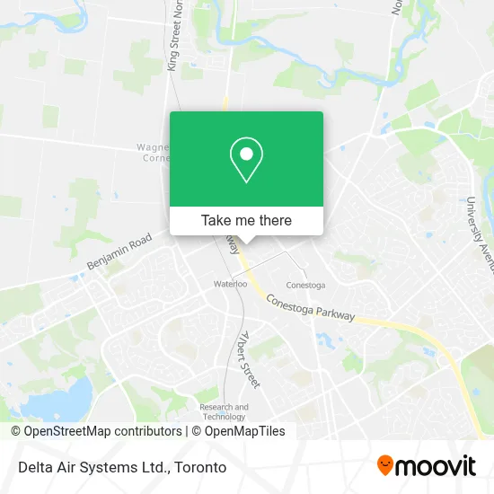 Delta Air Systems Ltd. map