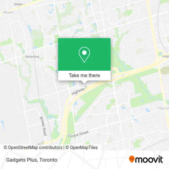 Gadgets Plus map