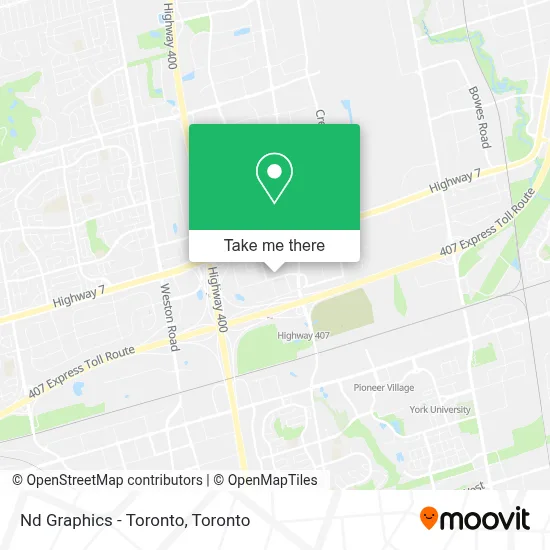 Nd Graphics - Toronto map