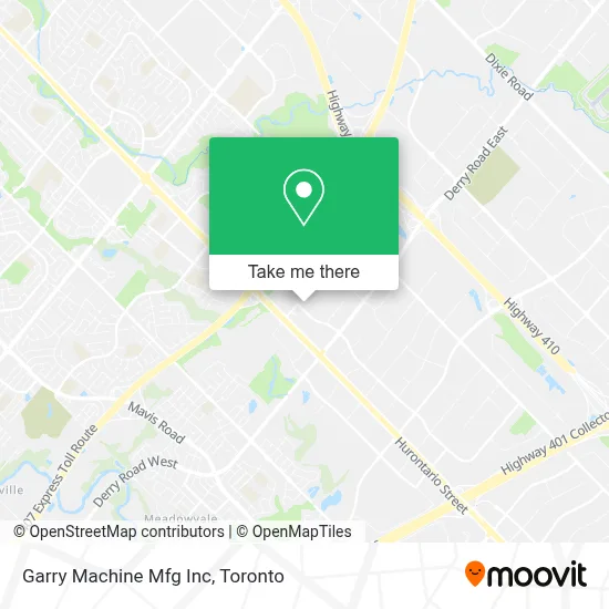 Garry Machine Mfg Inc map