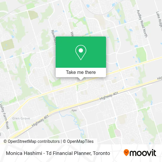 Monica Hashimi - Td Financial Planner map