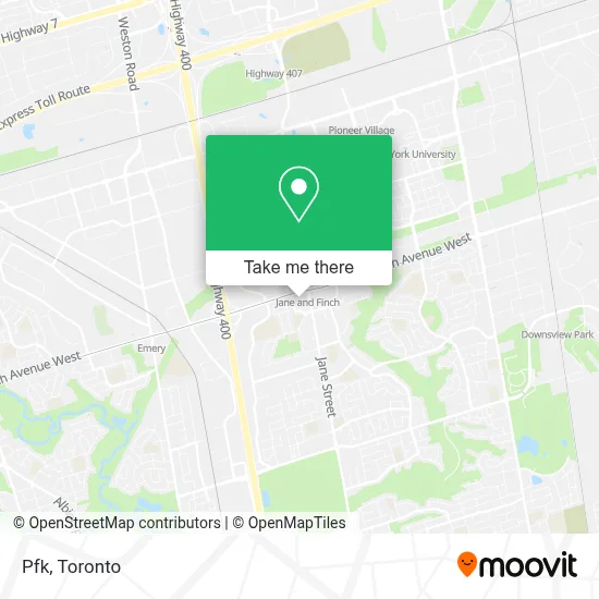 Pfk map