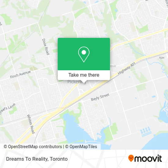 Dreams To Reality map
